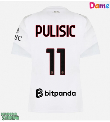 AC Milan Christian Pulisic #11 Replika Udebanetrøje Dame 2026-27 Kortærmet